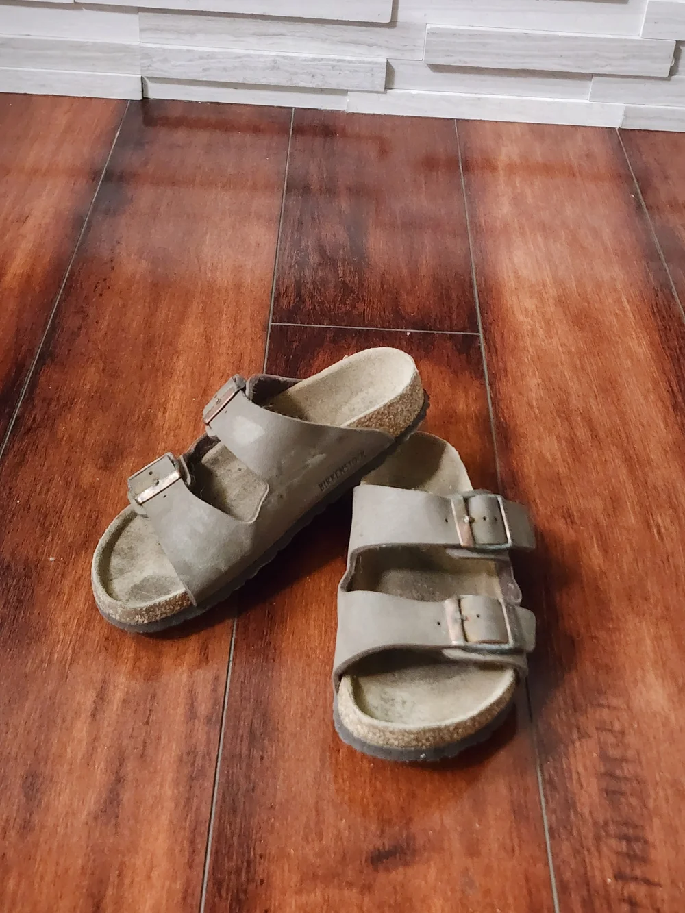 Birkenstock Arizona Kids Mocha Brown Birko-Flor Sandals Size 30 US Kids 12 Regul